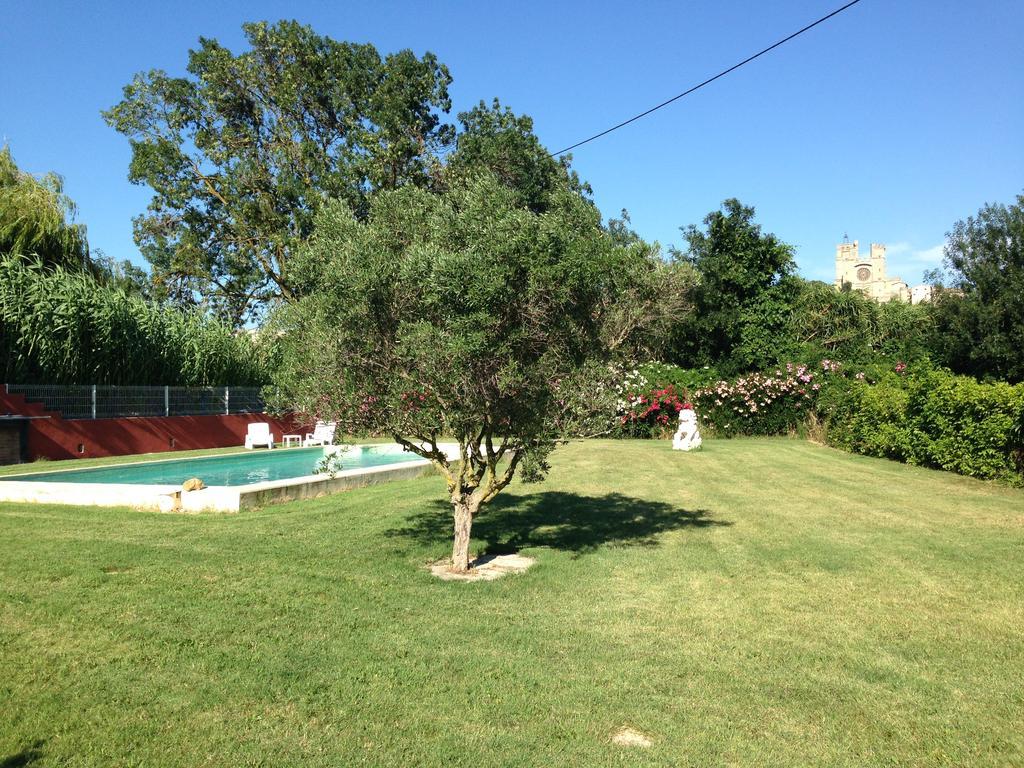 베지에 Les Jardins Du Rebaut B&B 외부 사진